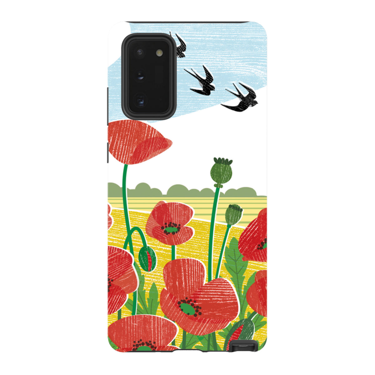 Samsung Tough Case - Poppy Fields By Liane Payne