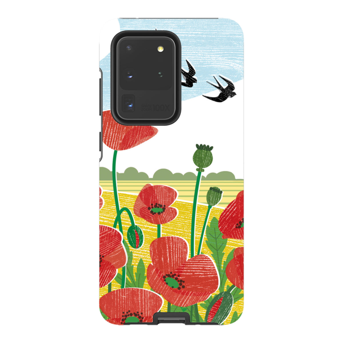 Samsung Tough Case - Poppy Fields By Liane Payne