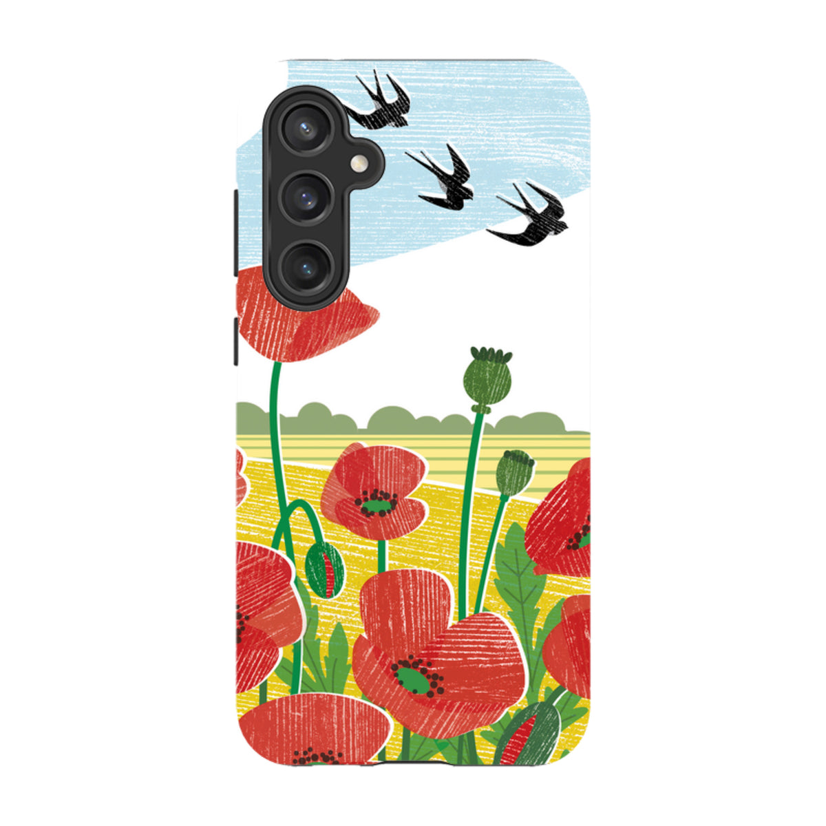 Samsung Tough Case - Poppy Fields By Liane Payne
