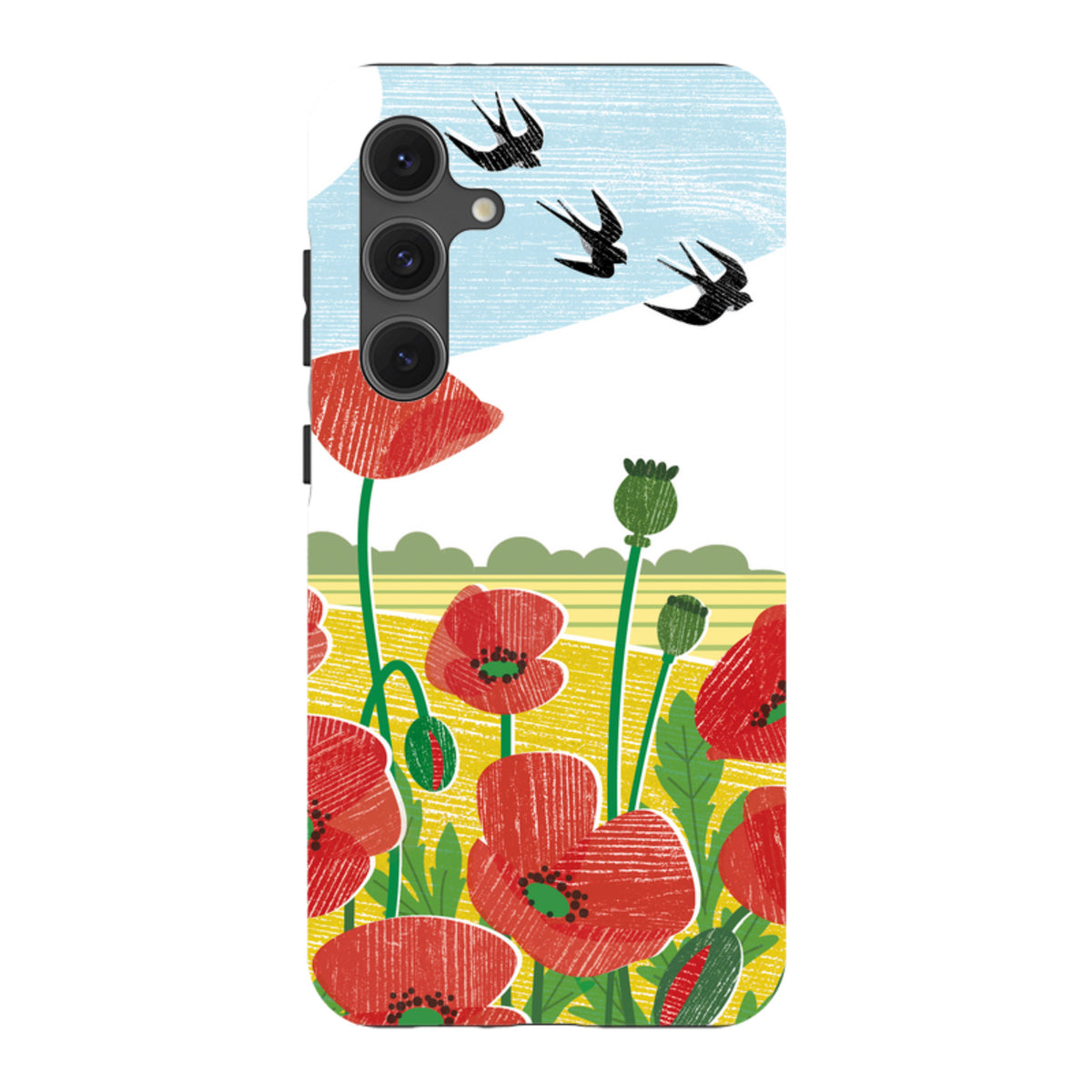 Samsung Tough Case - Poppy Fields By Liane Payne