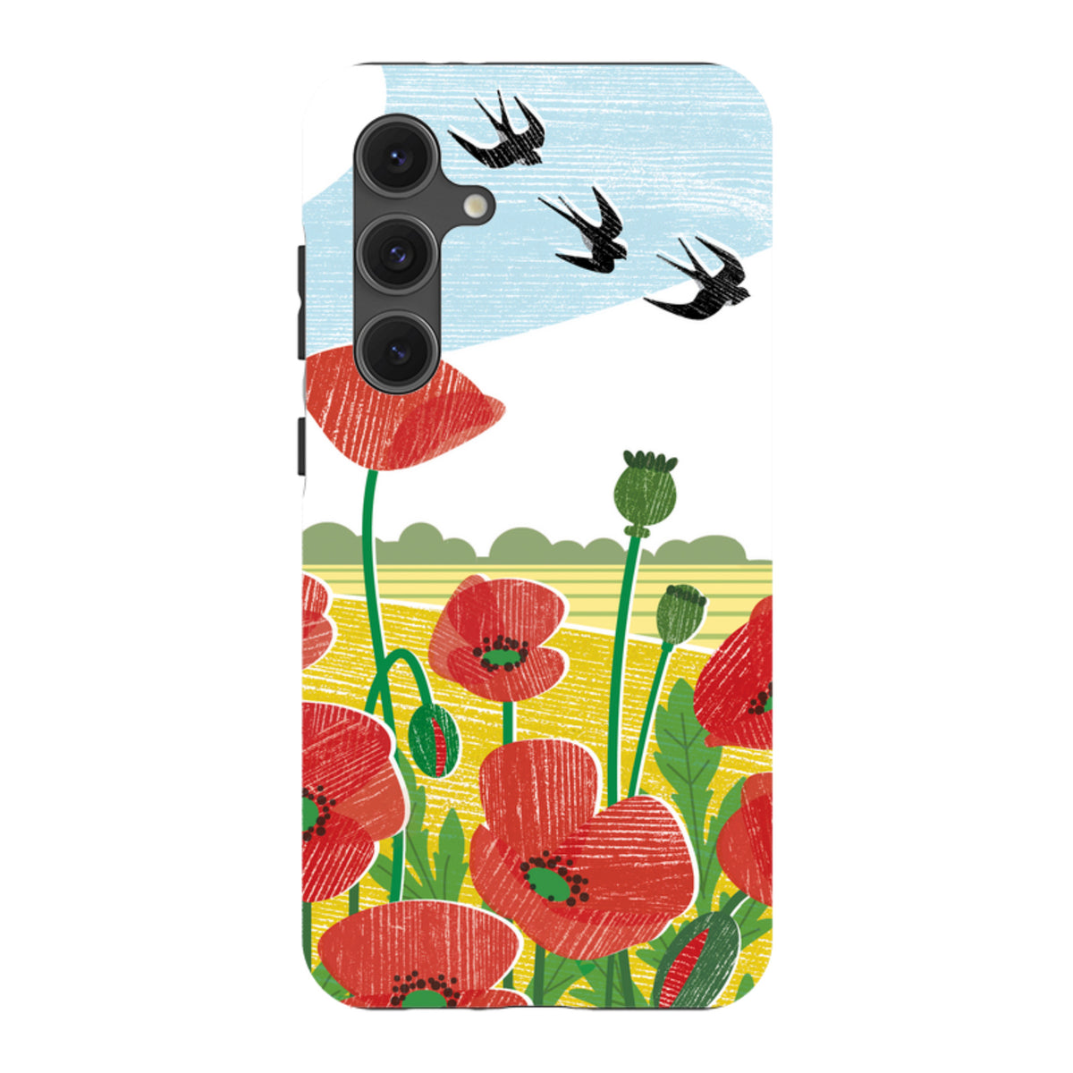 Samsung Tough Case - Poppy Fields By Liane Payne