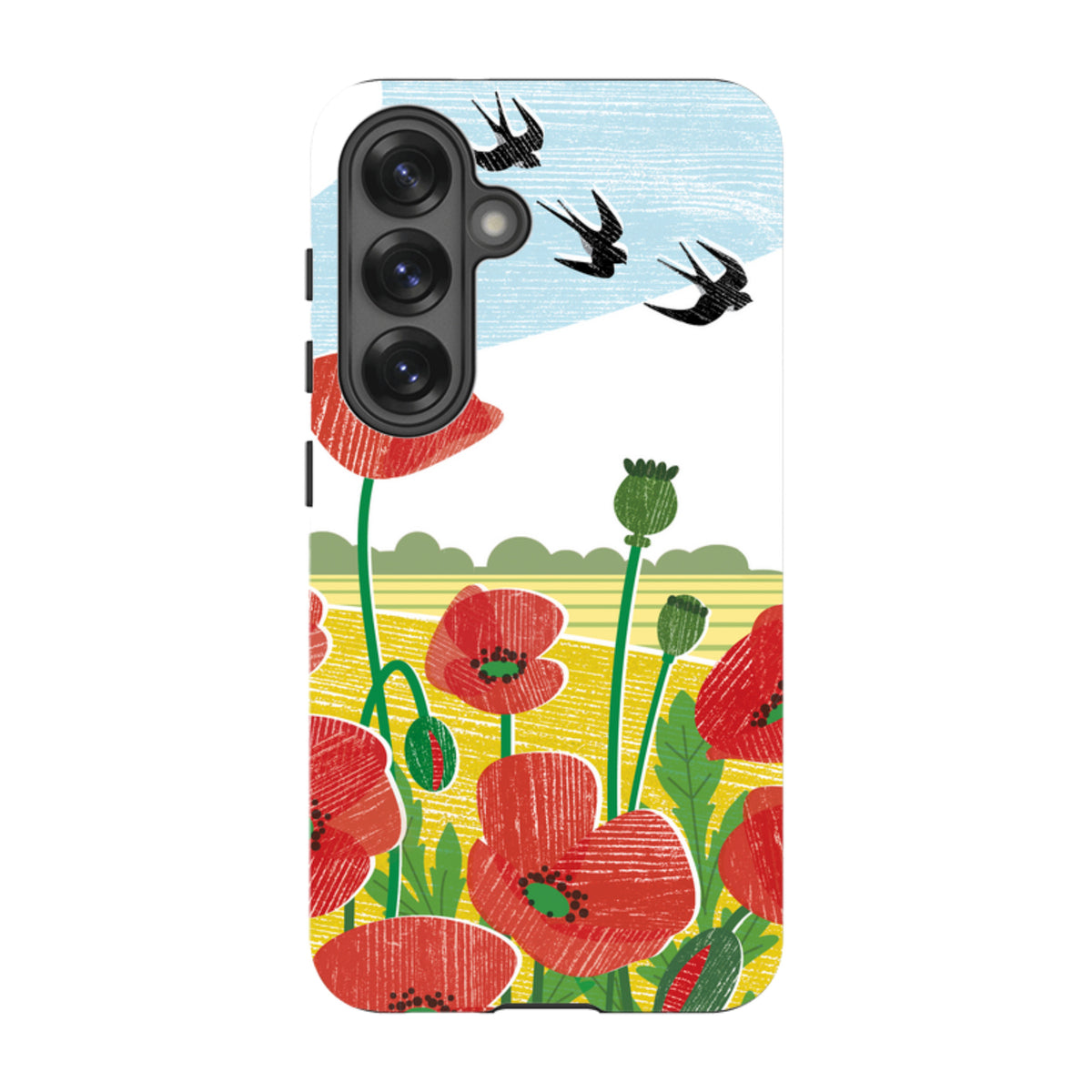 Samsung Tough Case - Poppy Fields By Liane Payne