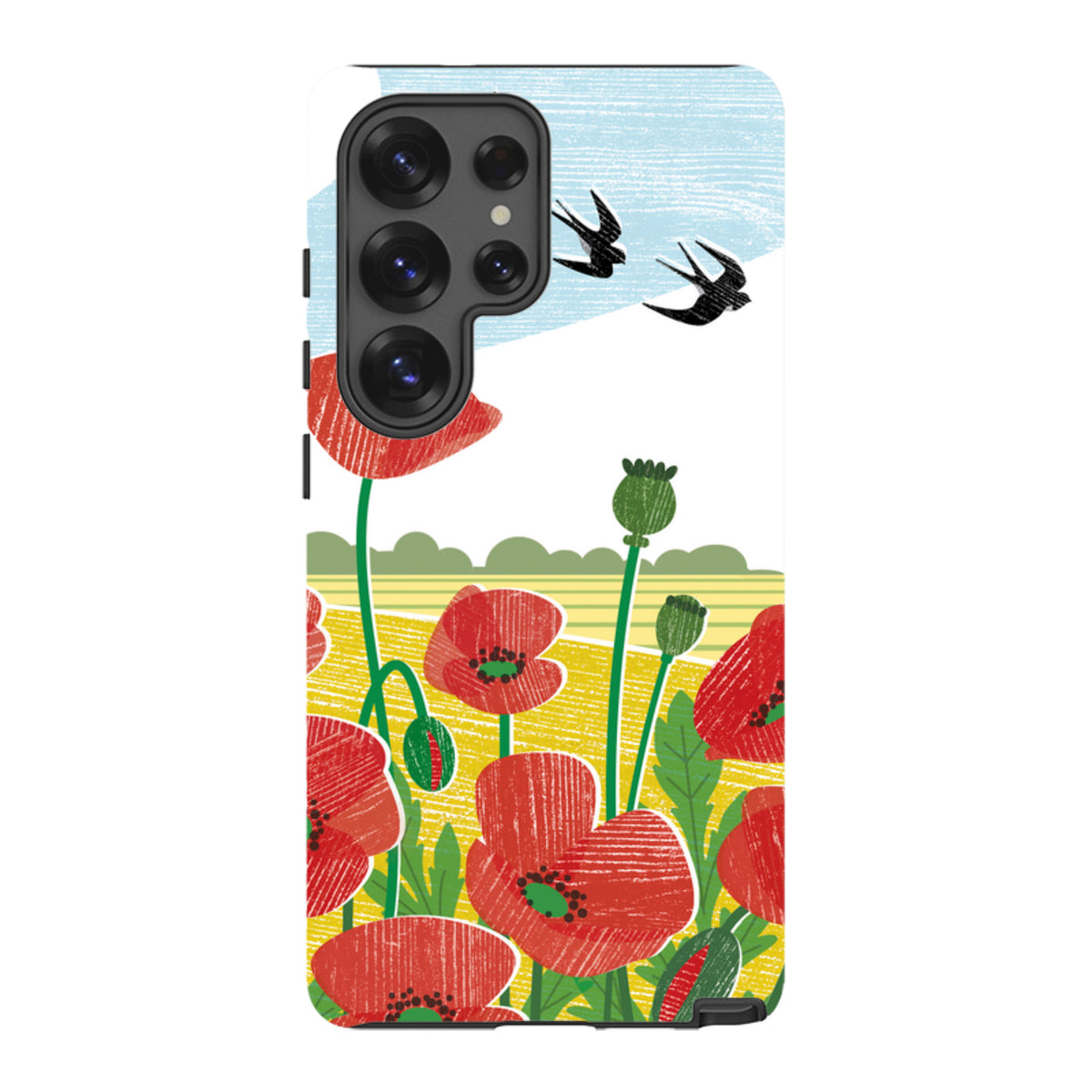 Samsung Tough Case - Poppy Fields By Liane Payne
