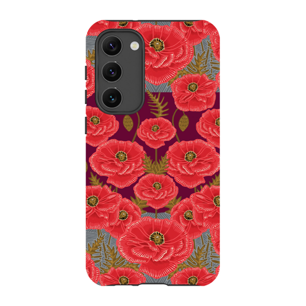 Samsung Tough Case - Poppy Red By Kate Heiss