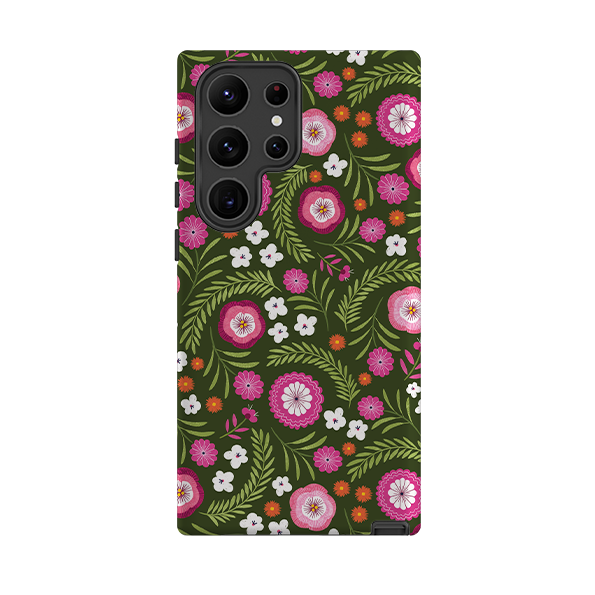 Samsung Tough Case - Posy Garden II By Ali Brookes