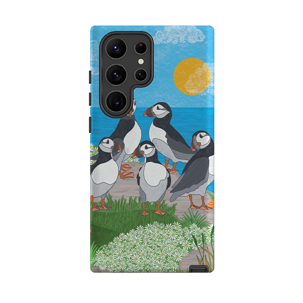 Samsung Tough Case - Puffins By Natalie Pedetti Prack
