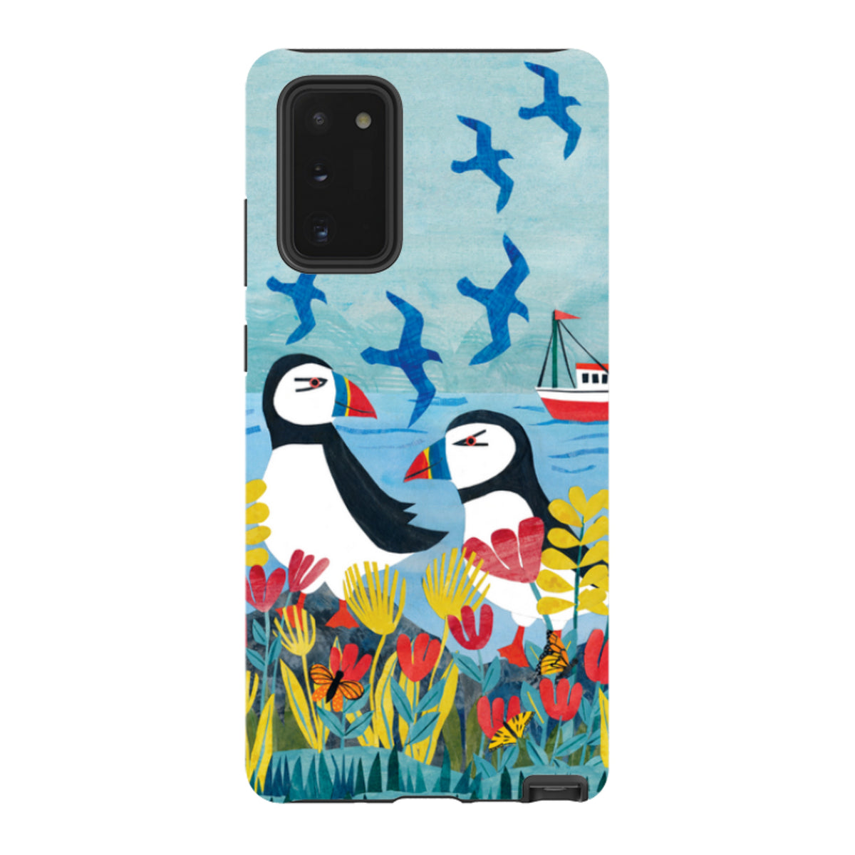Samsung Tough  Case - Puffins By Tracey English