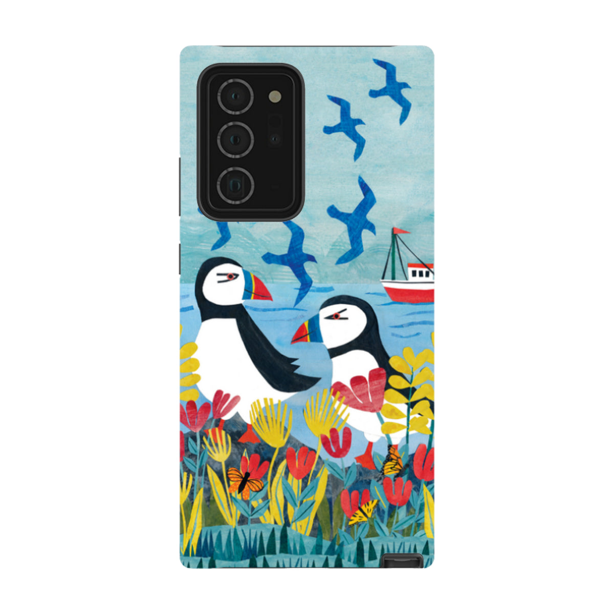 Samsung Tough  Case - Puffins By Tracey English