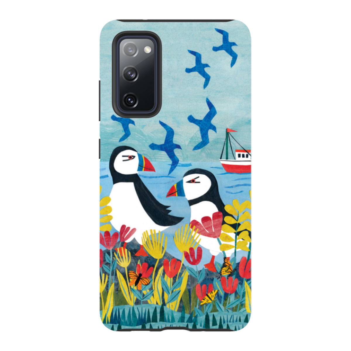 Samsung Tough  Case - Puffins By Tracey English