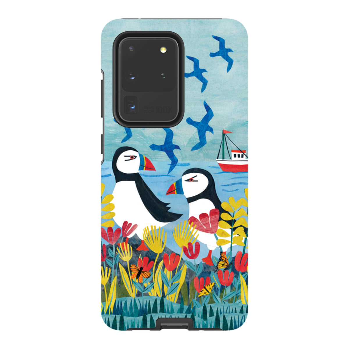 Samsung Tough  Case - Puffins By Tracey English