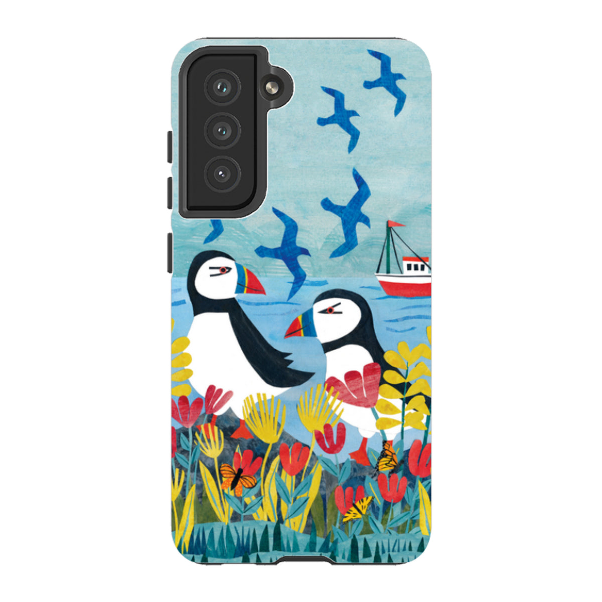 Samsung Tough  Case - Puffins By Tracey English