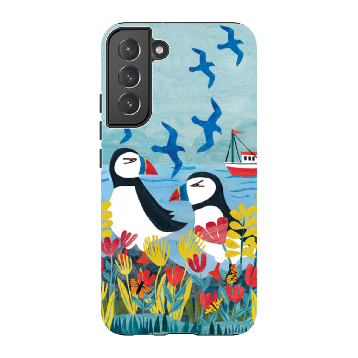 Samsung Tough  Case - Puffins By Tracey English