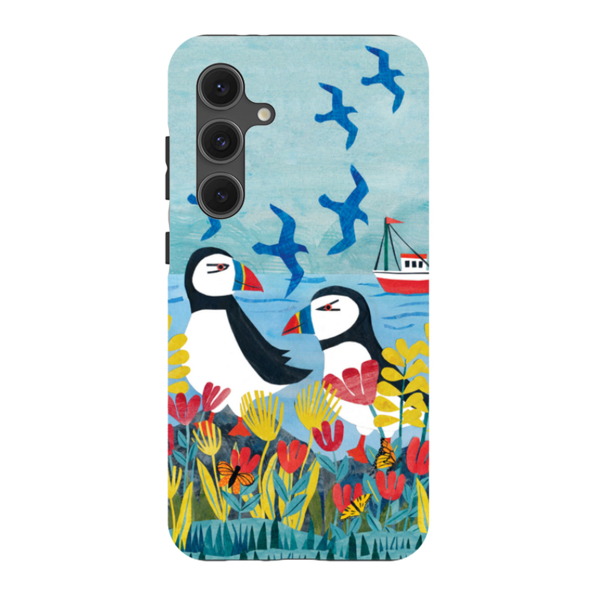 Samsung Tough  Case - Puffins By Tracey English