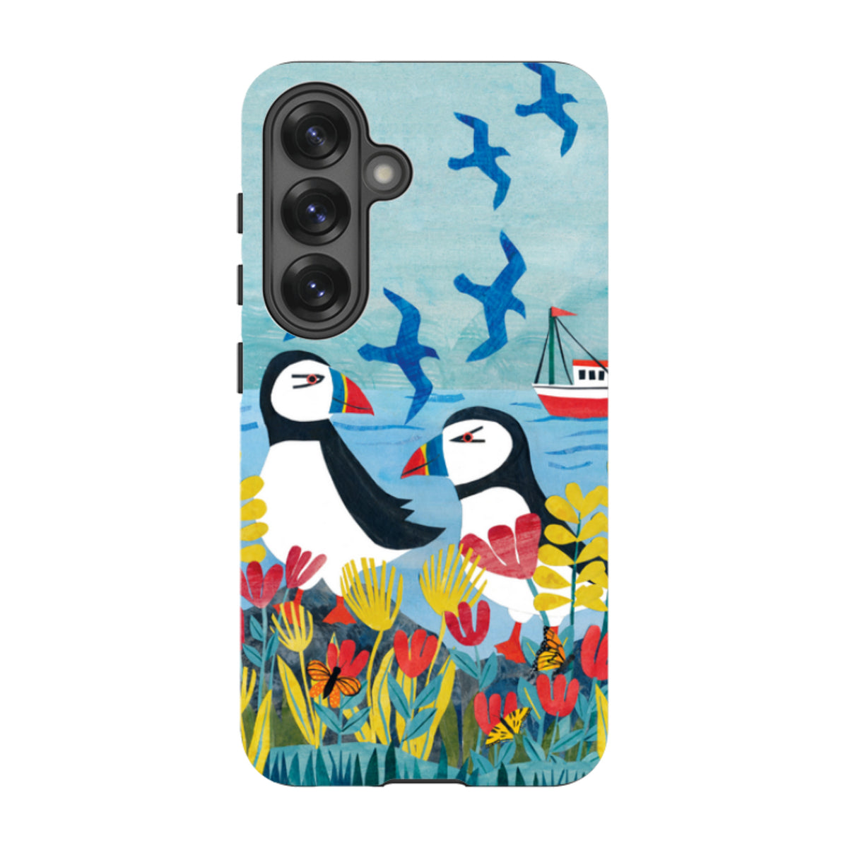 Samsung Tough  Case - Puffins By Tracey English