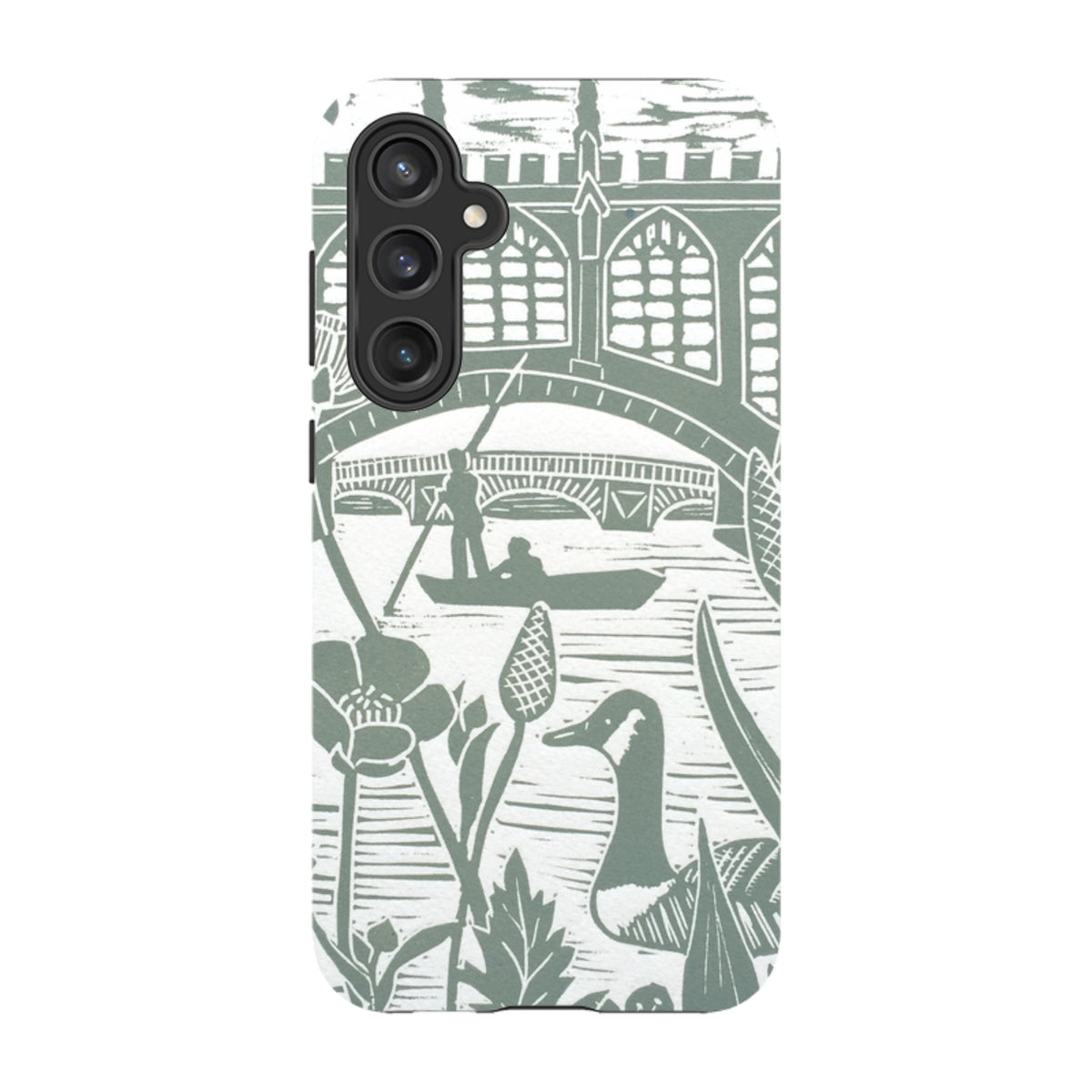 Samsung Tough Case - Punting At Cambridge By Kate Heiss