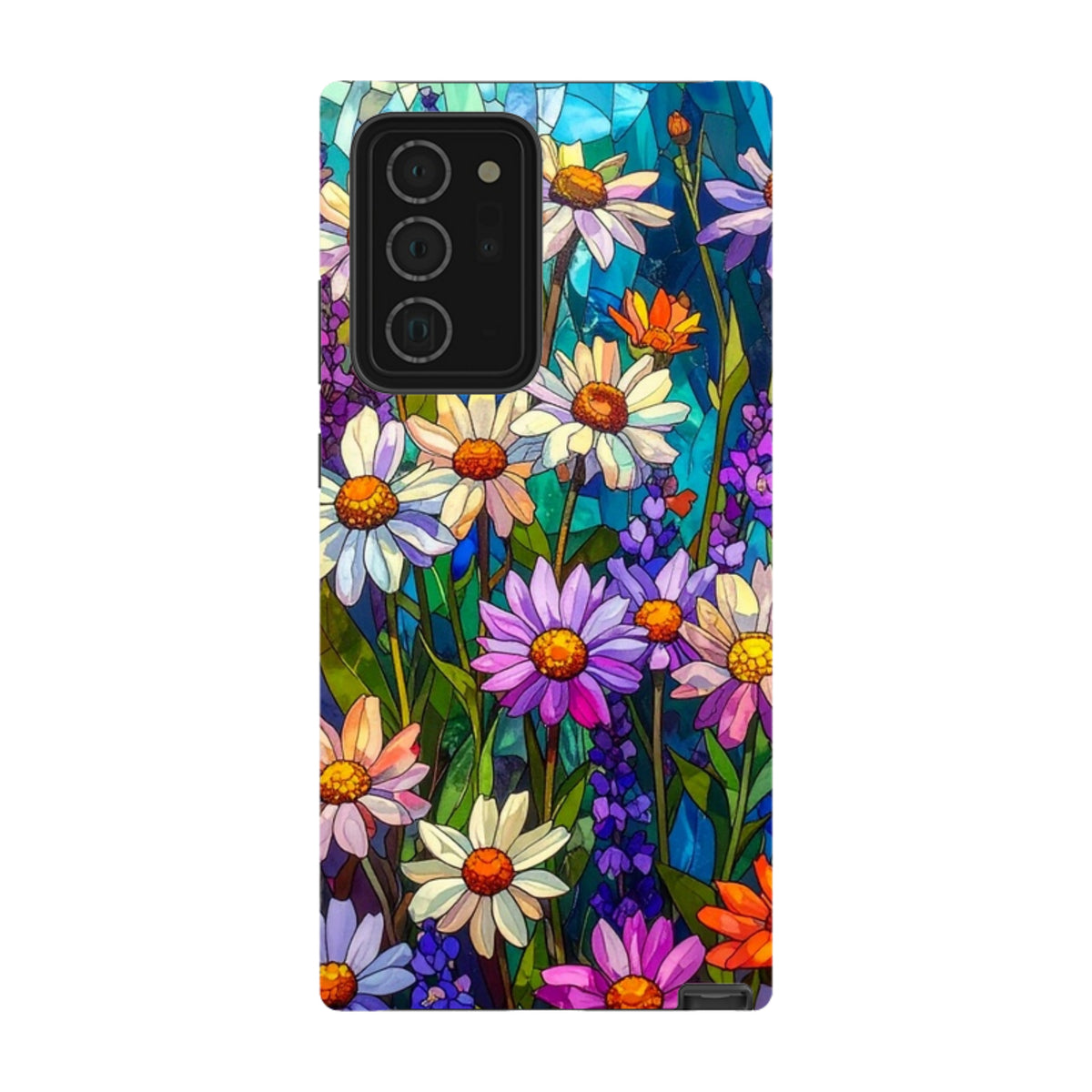 Samsung Tough Case - Purple Daisies