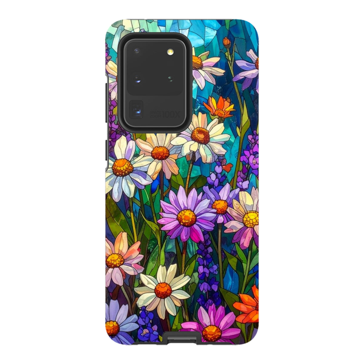 Samsung Tough Case - Purple Daisies