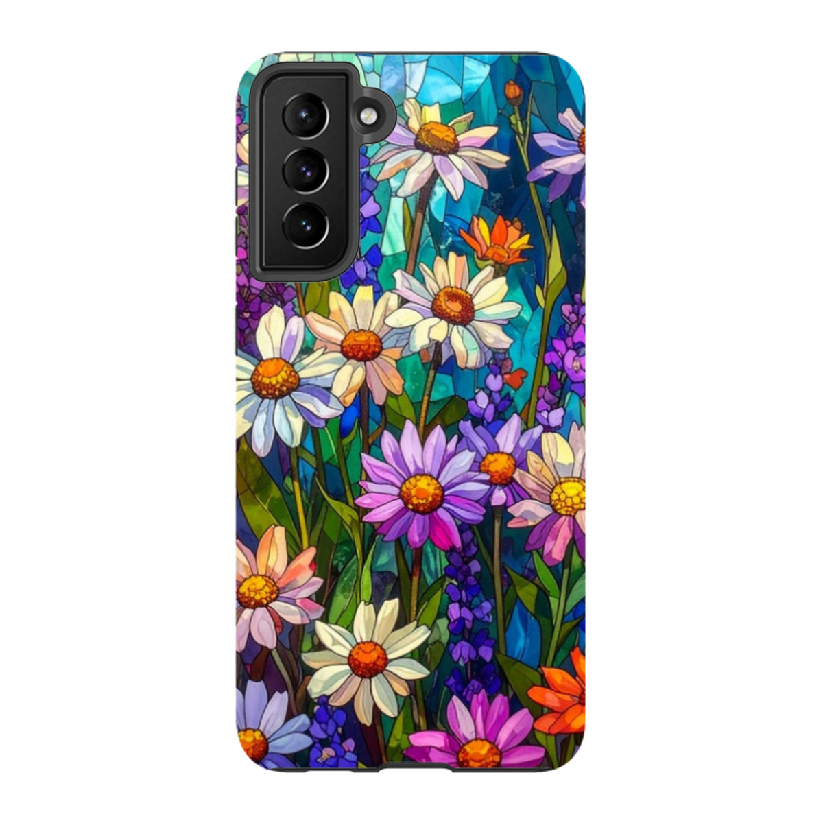 Samsung Tough Case - Purple Daisies