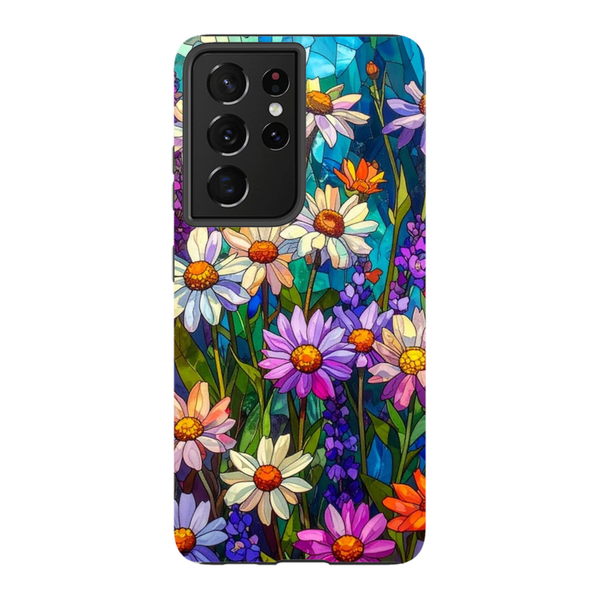 Samsung Tough Case - Purple Daisies