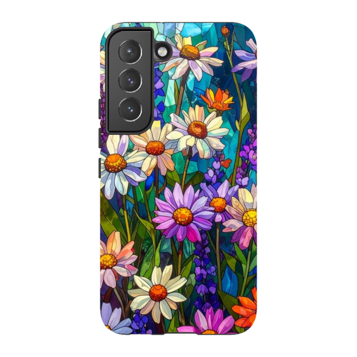 Samsung Tough Case - Purple Daisies
