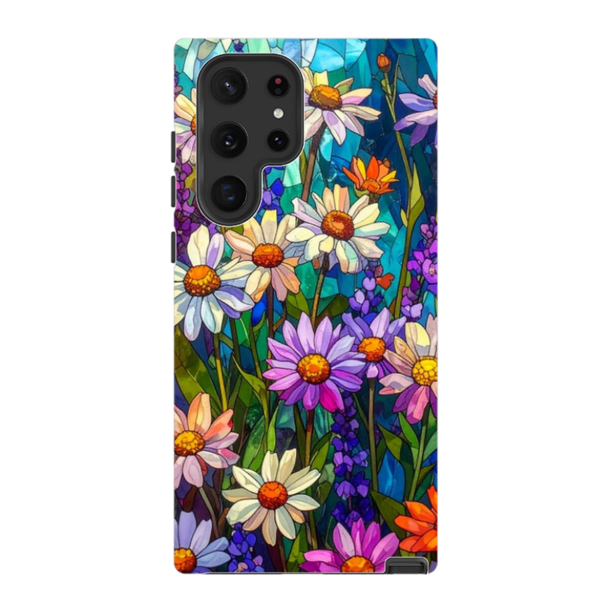 Samsung Tough Case - Purple Daisies