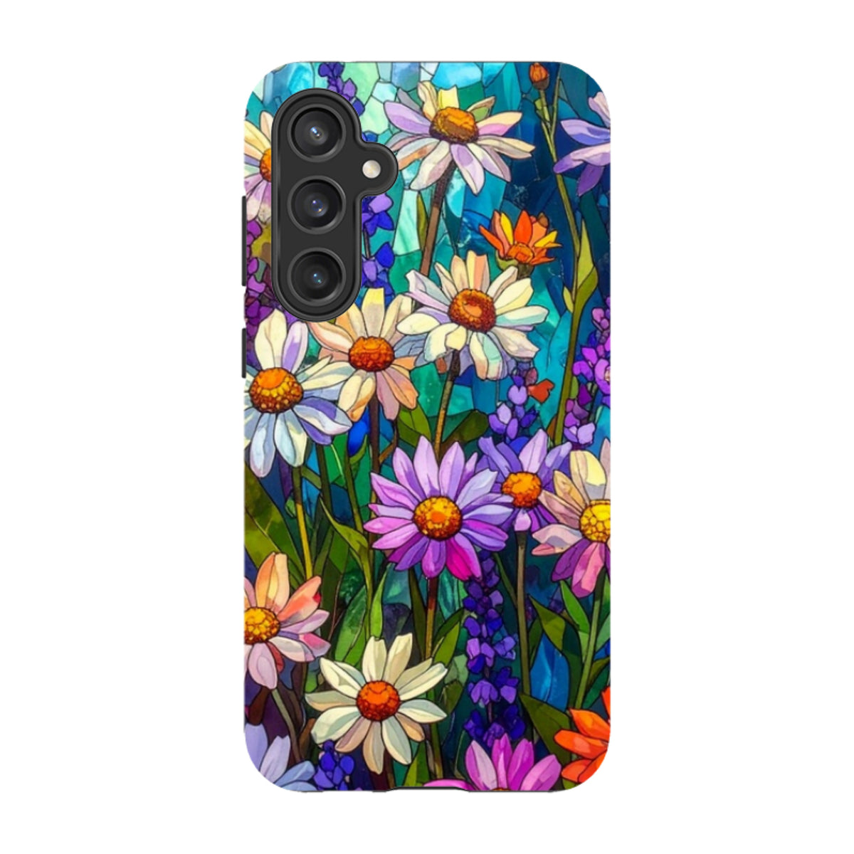 Samsung Tough Case - Purple Daisies
