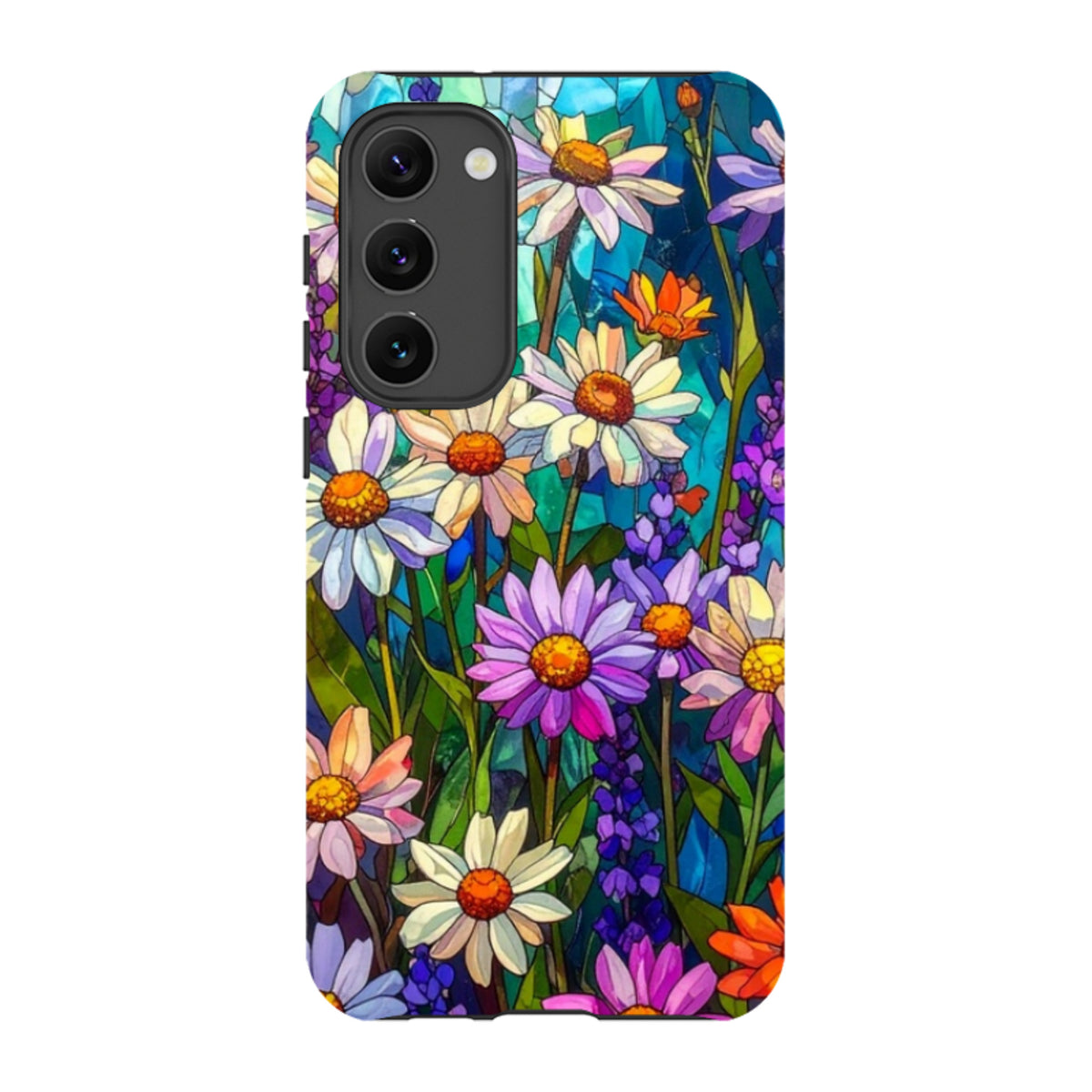 Samsung Tough Case - Purple Daisies