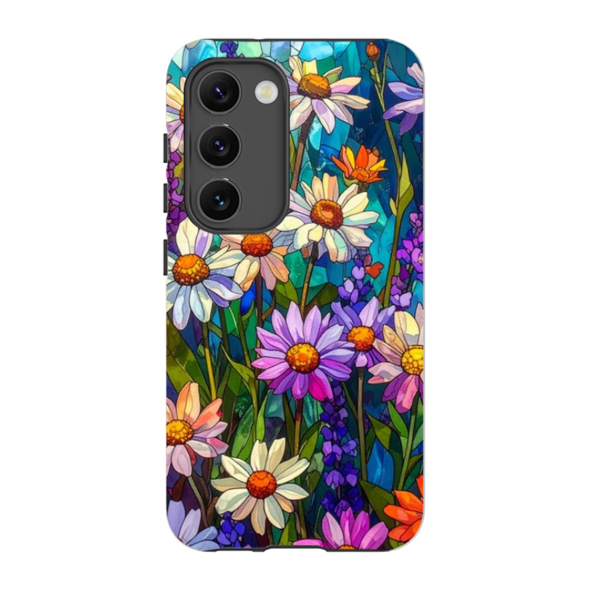 Samsung Tough Case - Purple Daisies