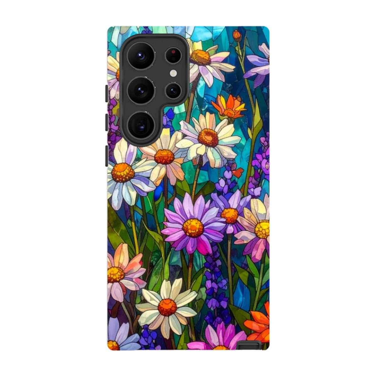 Samsung Tough Case - Purple Daisies