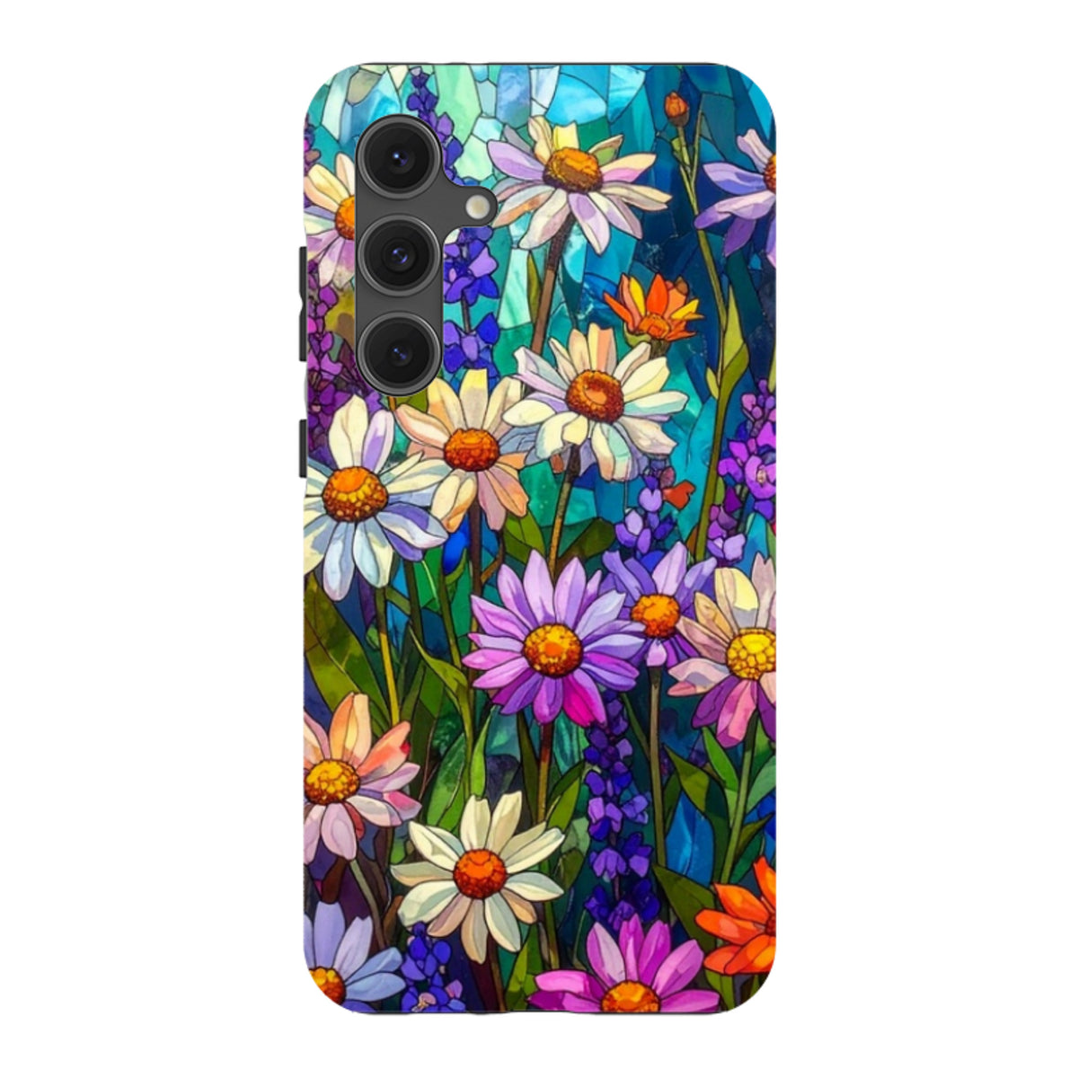 Samsung Tough Case - Purple Daisies
