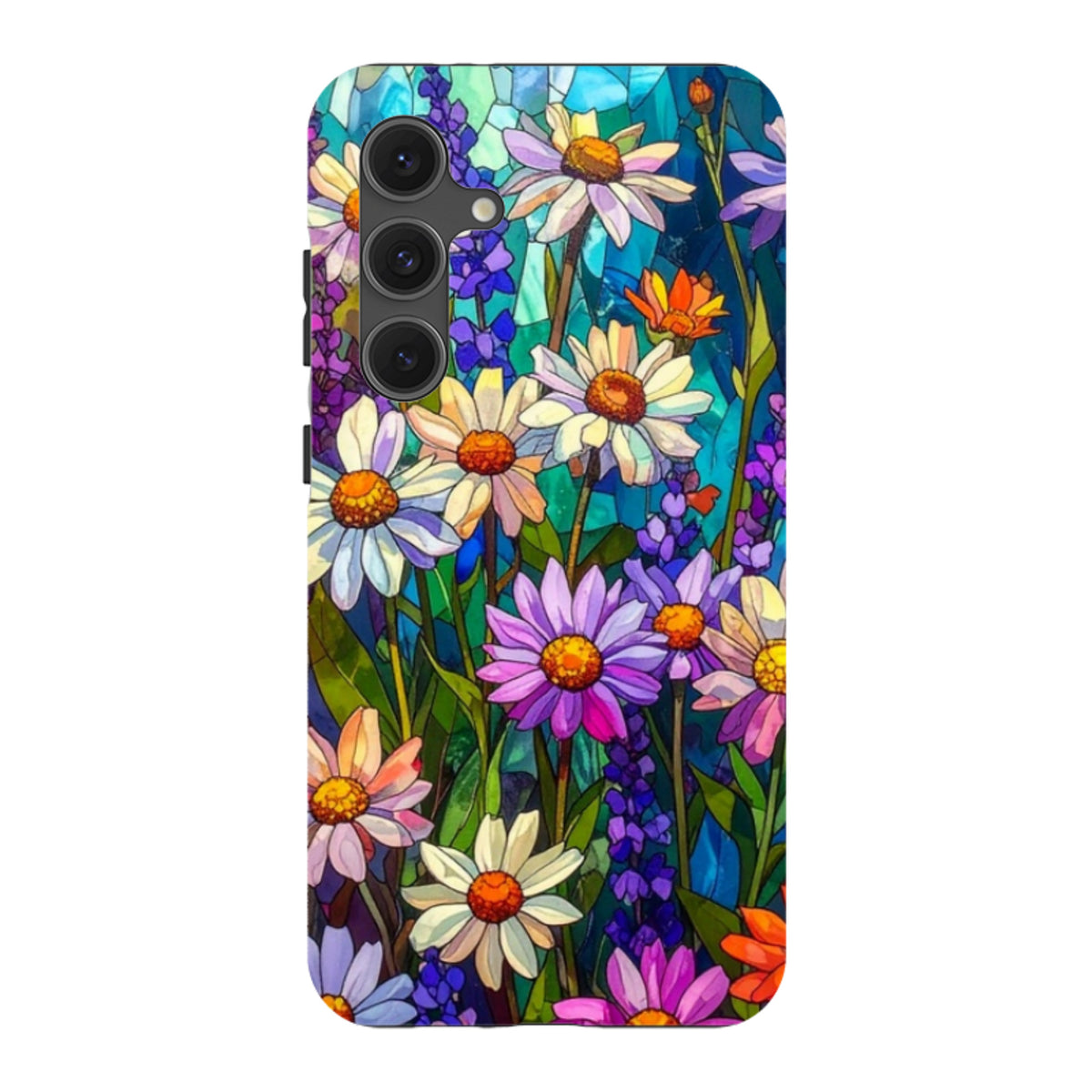 Samsung Tough Case - Purple Daisies