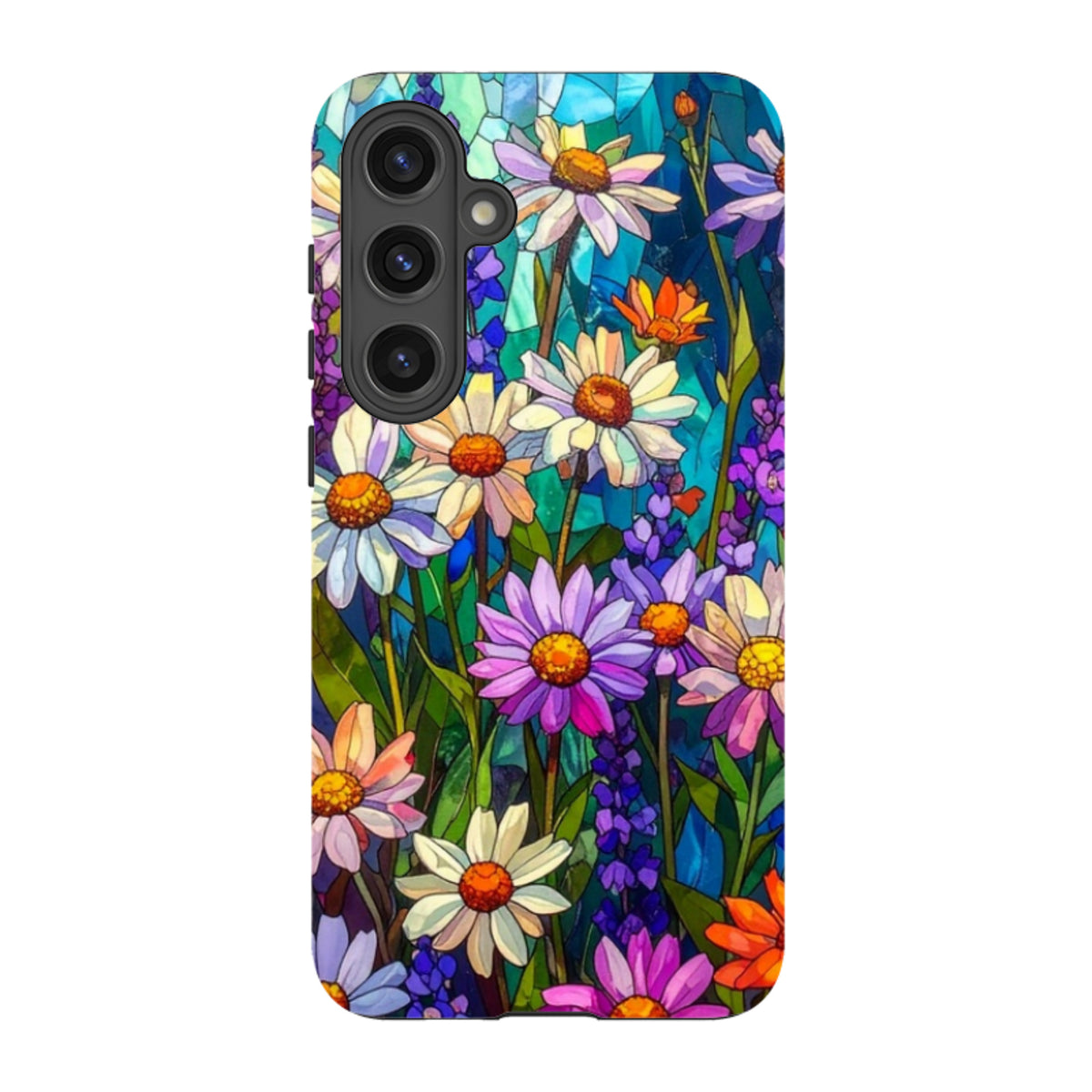 Samsung Tough Case - Purple Daisies