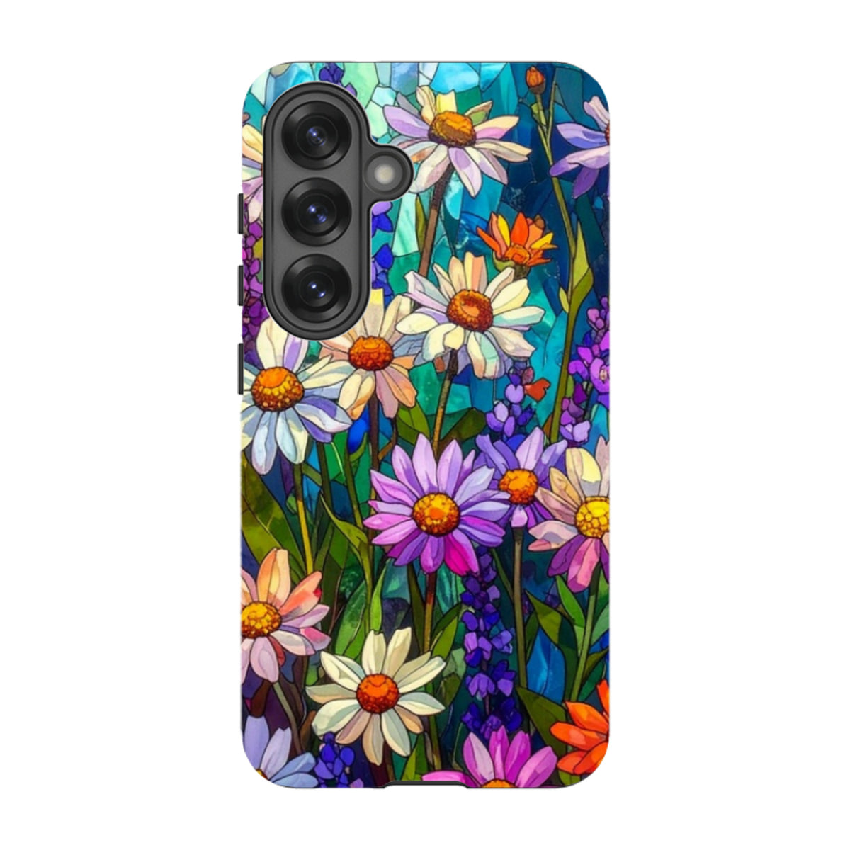 Samsung Tough Case - Purple Daisies