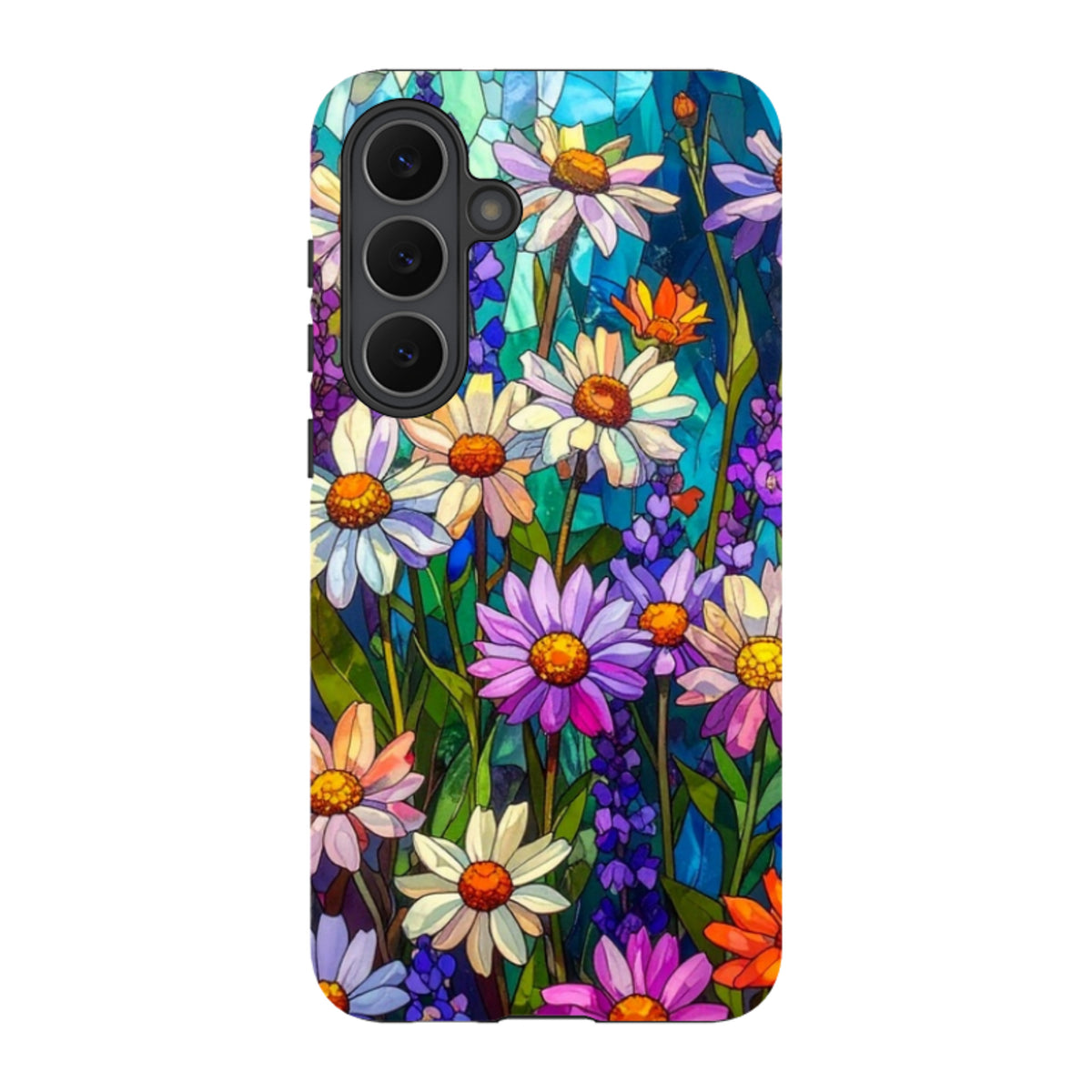 Samsung Tough Case - Purple Daisies