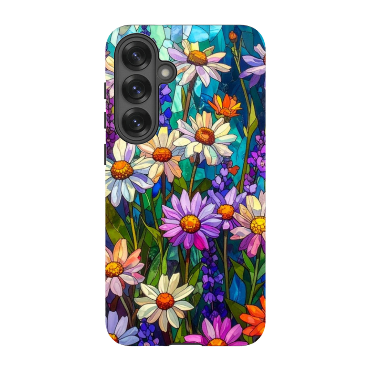 Samsung Tough Case - Purple Daisies