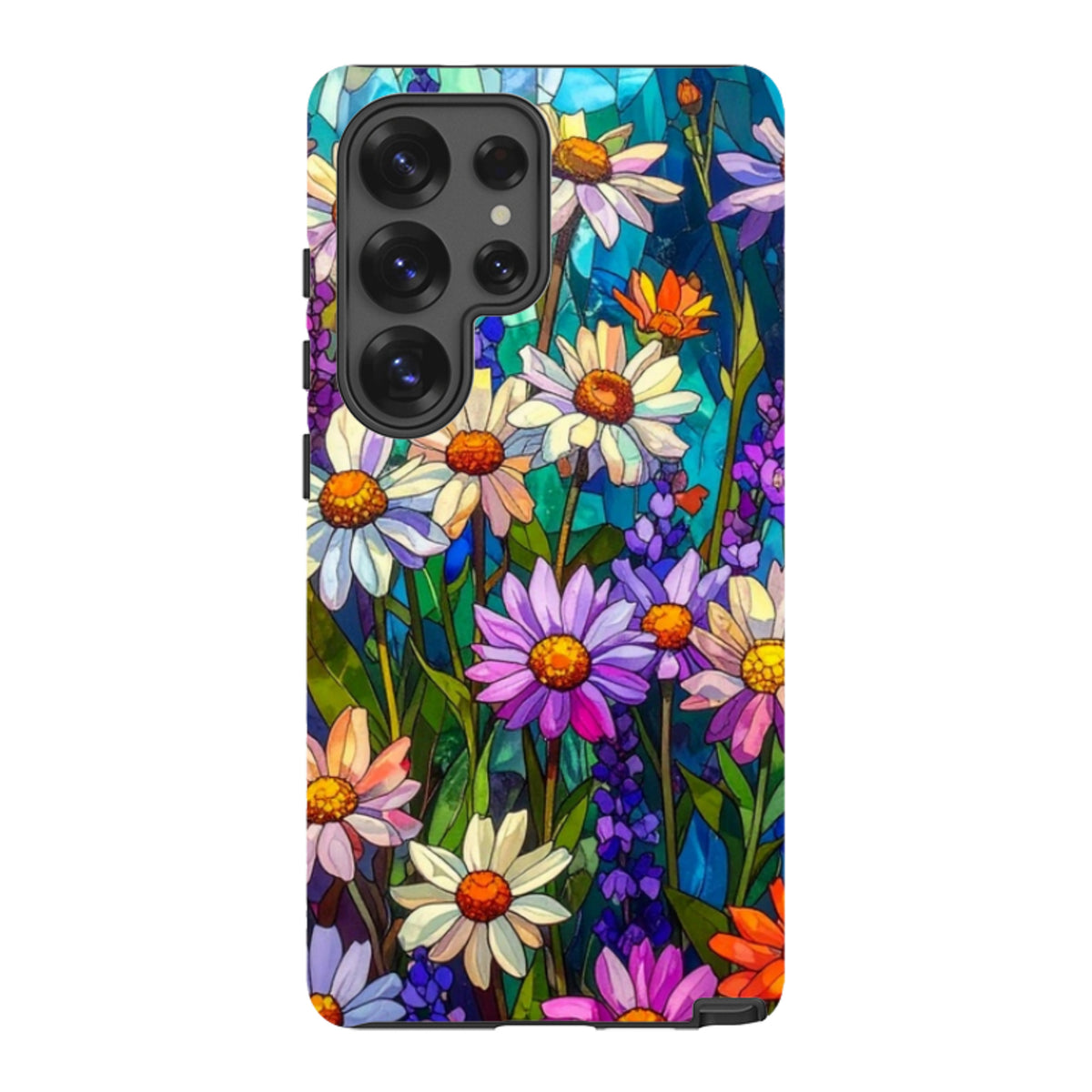 Samsung Tough Case - Purple Daisies