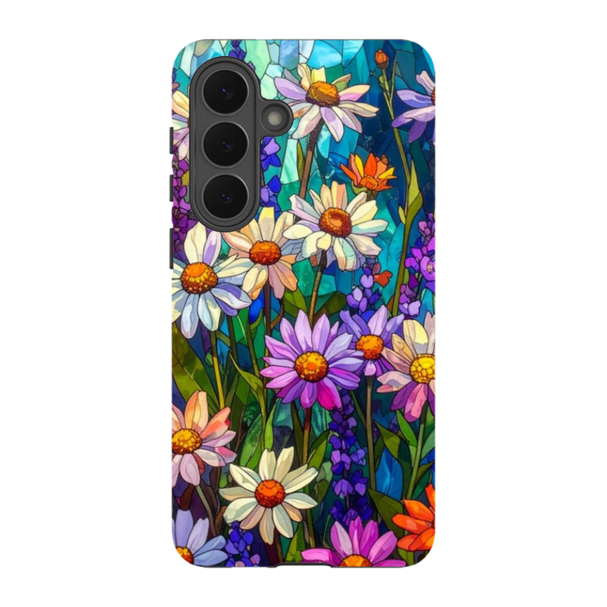 Samsung Tough Case - Purple Daisies