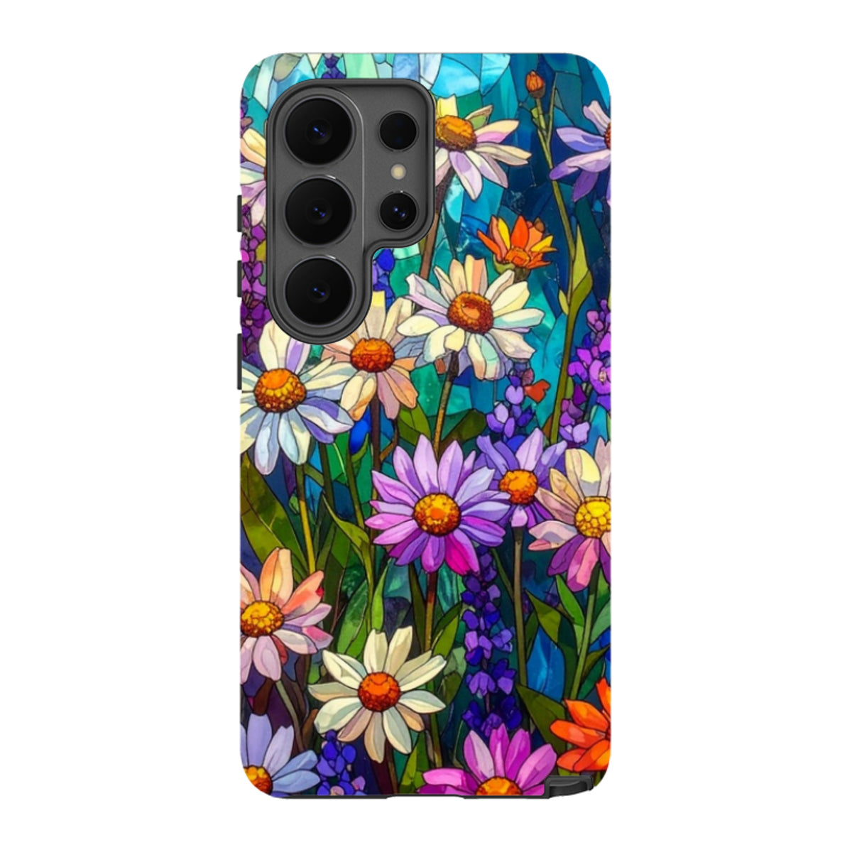 Samsung Tough Case - Purple Daisies