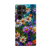 Samsung Tough Case - Purple Daisies