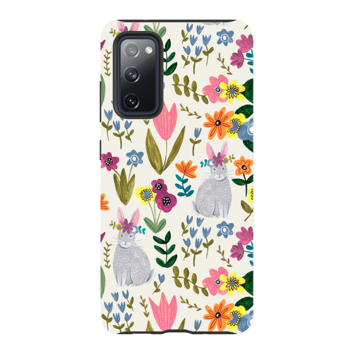 Samsung Tough Case - Rabbit Floral By Caroline Bonne Muller