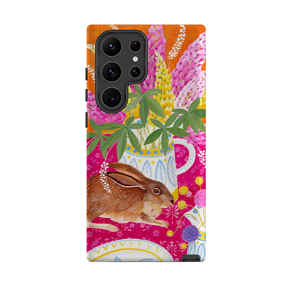 Samsung Tough Case - Rabbit Lupins By Bex Parkin