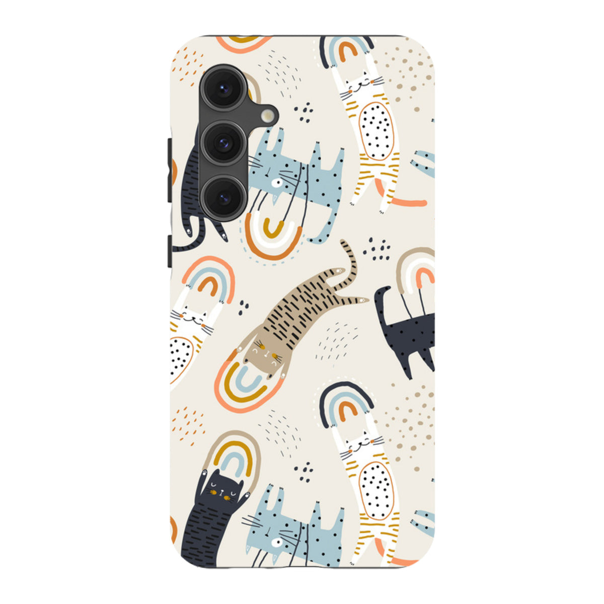 Samsung Tough Case - Rainbow Cats