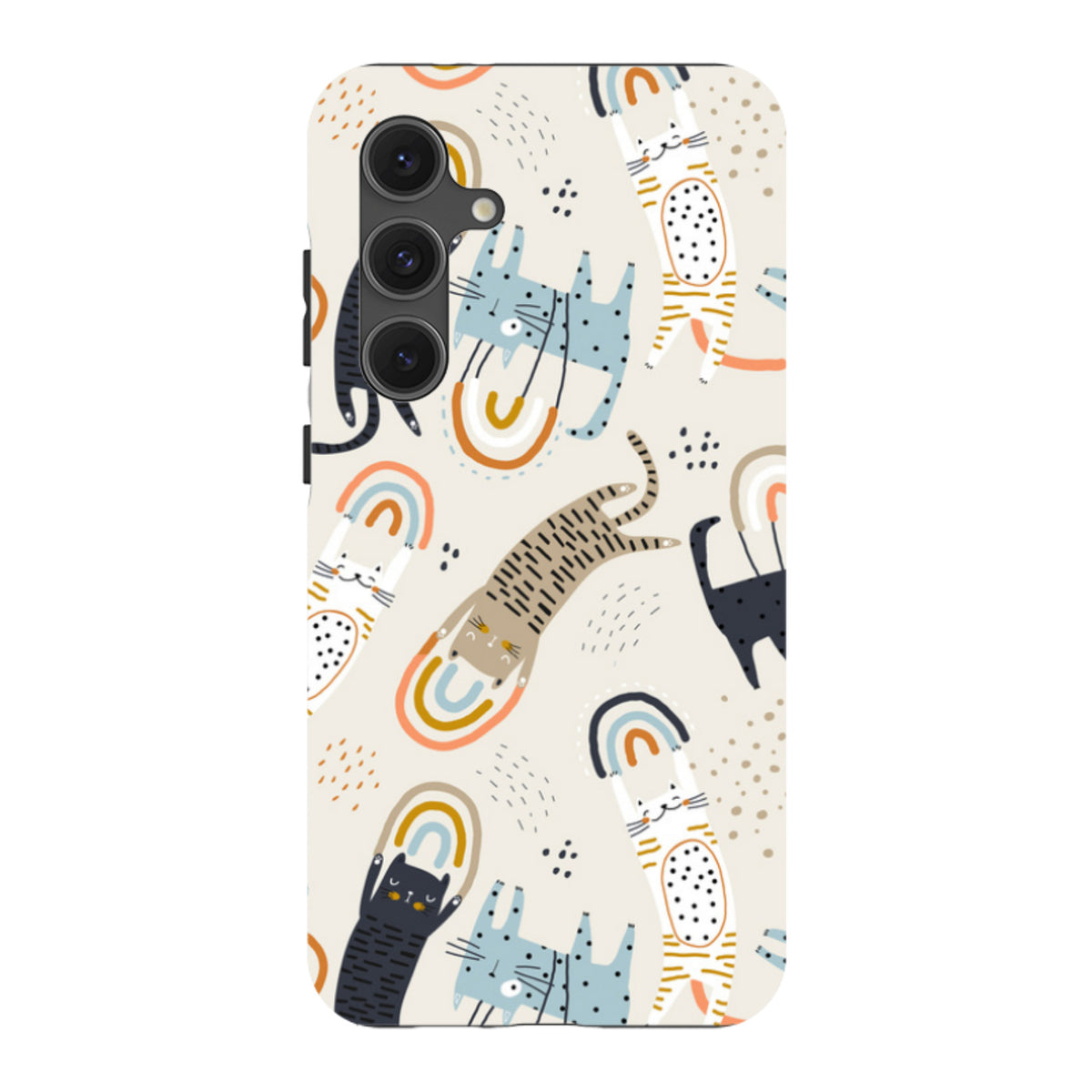 Samsung Tough Case - Rainbow Cats