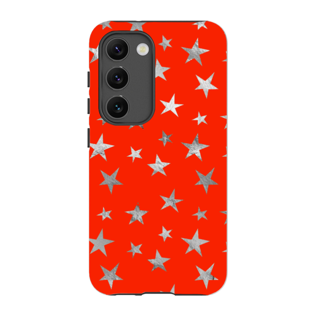 Samsung Tough Case - Red and Silver Stars