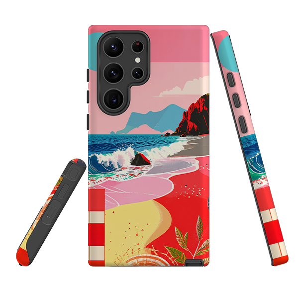 Samsung Tough Case - Red Beach