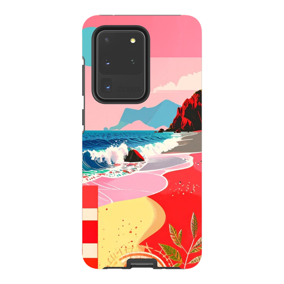 Samsung Tough Case - Red Beach