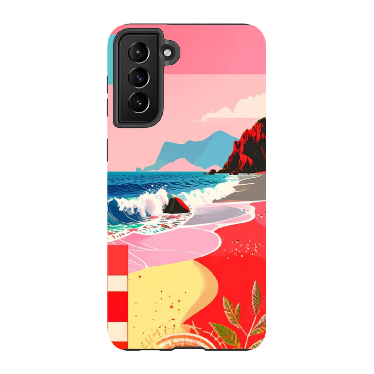 Samsung Tough Case - Red Beach