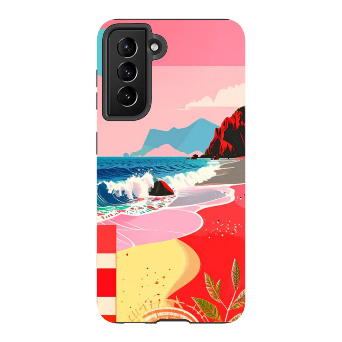 Samsung Tough Case - Red Beach