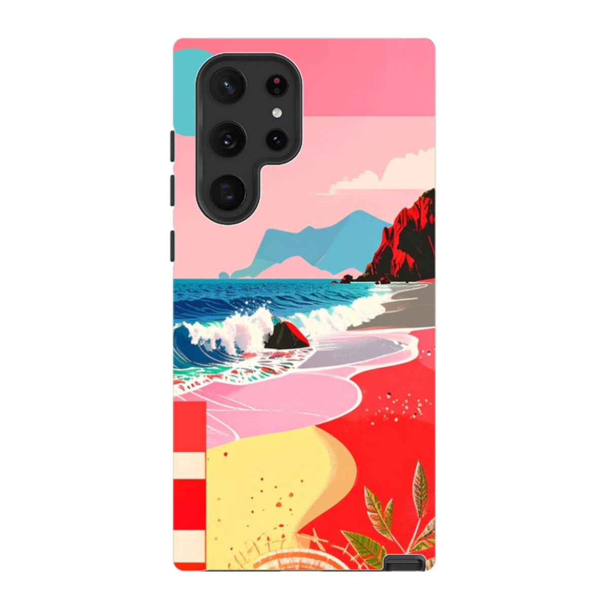 Samsung Tough Case - Red Beach