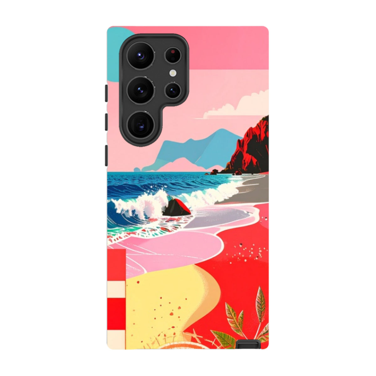 Samsung Tough Case - Red Beach